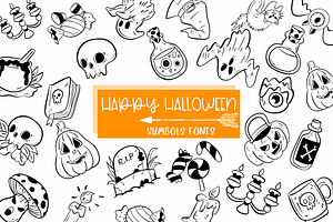 Happy Halloween Symbols Fonts