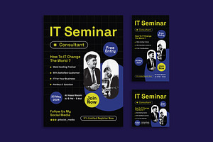 IT Seminar Consultant - Flyer