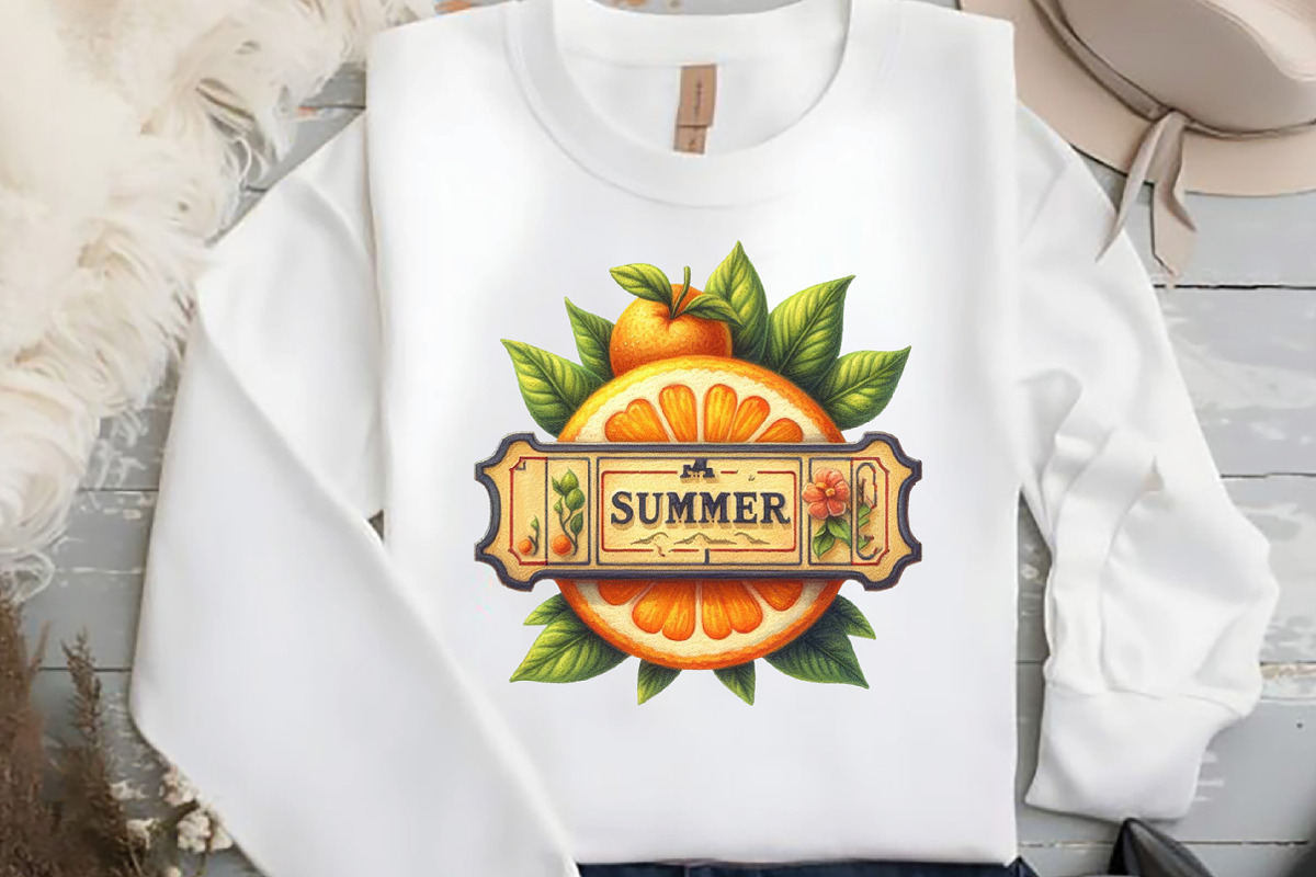 Watercolor Ephemera Summer Clipart, an Illustration by DreamCafeArt (Photo 5 of 8)