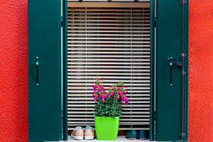 Colorful window in Venice, an Architecture Photo by BOOCYS