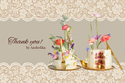 VINTAGE Tea Room Collage, an Object Graphic by Anzhelika (Thumbnail 11 of 11)