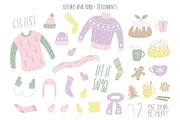 Christmas Bundle Cute Illustrations, a Seasonal Illustration by sceptical cactus (Thumbnail 22 of 62)