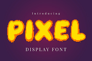 Pixel - Display Font