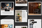 Interior & Decor - Social Media Kit, a Social Media Template by kamalrawat_gd (Thumbnail 2 of 3)