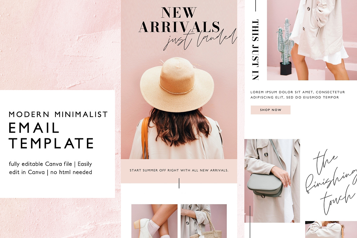 Neutral Minimalist Email Template, an Email Template by KikiBunnyCreative (Photo 1 of 7)