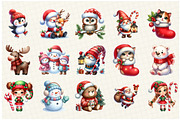 Watercolor Characters Clipart, an Illustration by DreamCafeArt (Thumbnail 2 of 7)