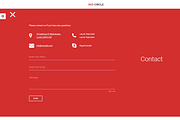 Red Circle - Coming Soon HTML Templ., a HTML Template by NetGon_Tech's Shop (Thumbnail 5 of 6)