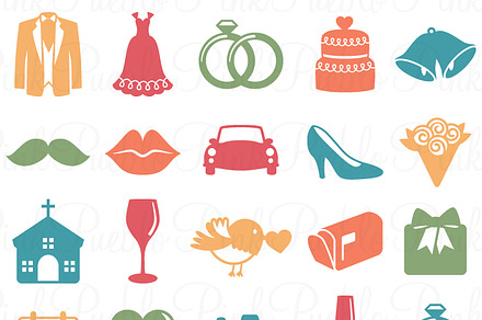 Vintage Wedding Stamps Ps Brushes