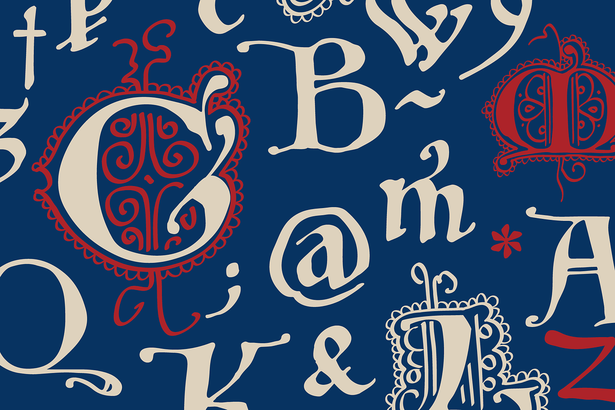 Mainz manuscript 2 fonts set, a Blackletter Font by kaer_shop (Photo 2 of 14)