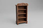 3D Medieval Wooden Shelf, a Furniture 3D Model by Dudukbersama (Thumbnail 1 of 2)