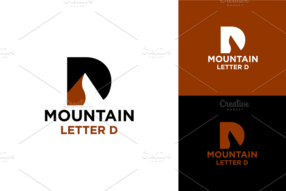 Mountain Letter D Logo, a Branding & Logo Template by zaqilogo
