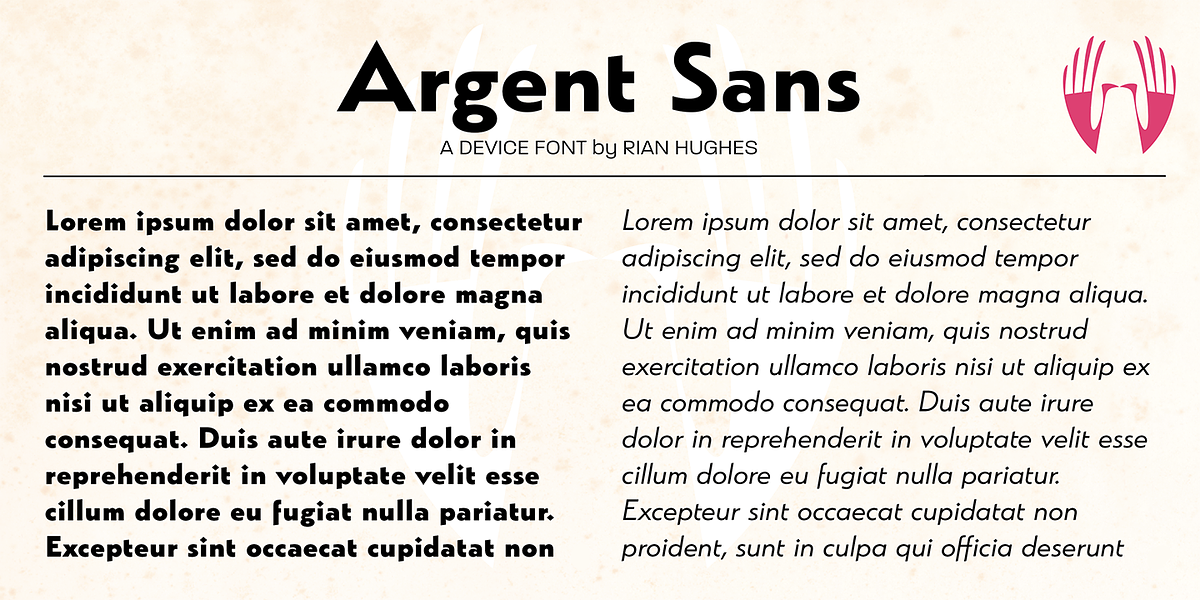 Argent, a Sans Serif Font by Device (Photo 6 of 9)