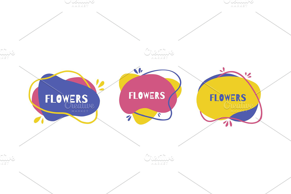 Vector Cute Flower Collection, a Decorative Illustration by Kattarina Po (Photo 6 of 6)