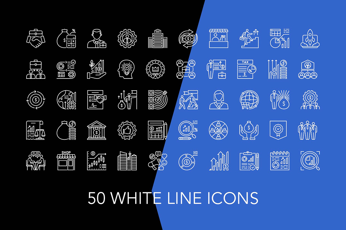 200 Business Vector Icon Set, an Icon by Genestro Shop (Photo 4 of 5)