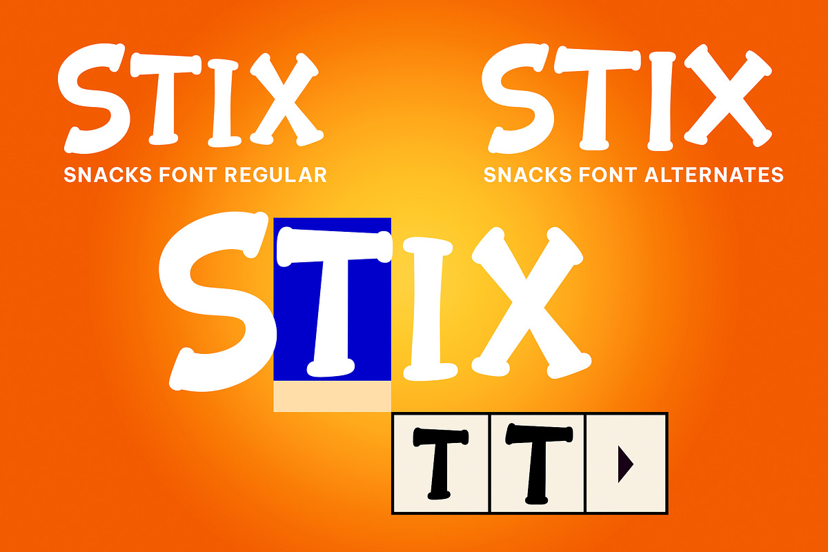 Snacks - Stylish Display Font, a Font by Fontcastle (Photo 3 of 7)