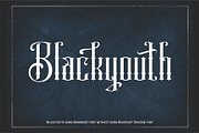 Guardiart, a Blackletter Font by Qiwbrother Studio (Thumbnail 6 of 7)