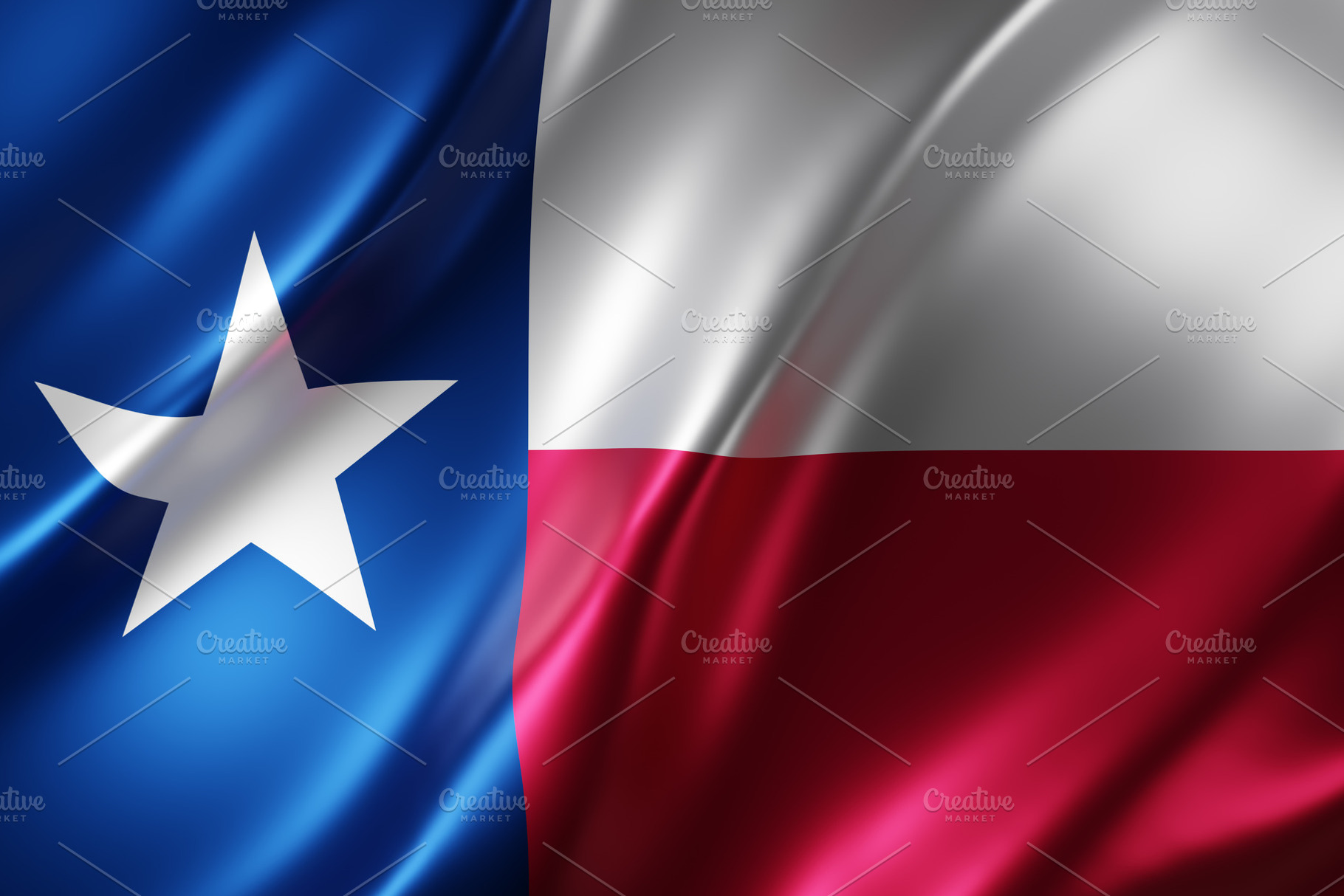 Texas State flag, an Abstract Photo by De todo un poco