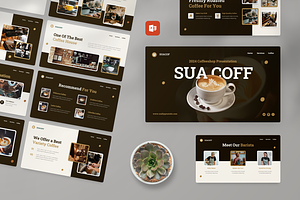 Suacoff Coffee - Powerpoint, a Presentation Template by GraphauseProject
