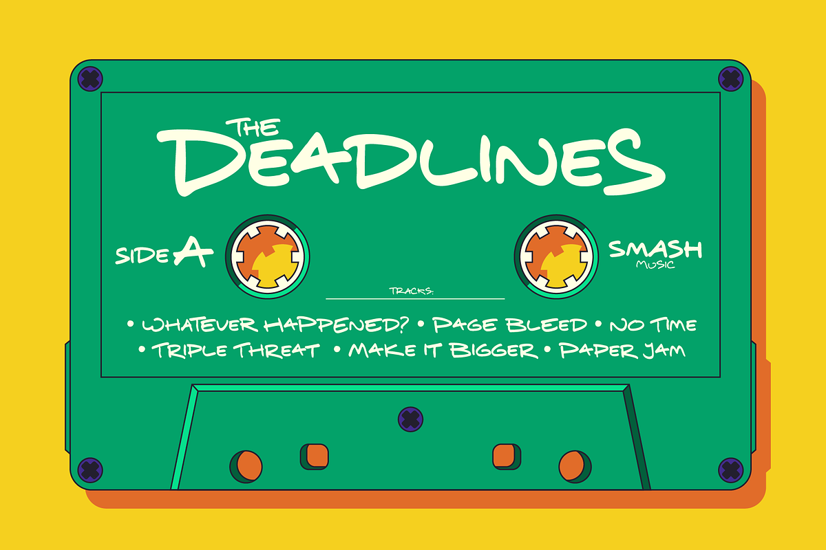 Craze Status: All Caps Comic Font, a Font by Wingsart Studio (Photo 8 of 13)