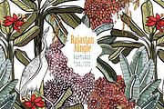 Rajastan Jungle. Seamless Patterns, a Pattern Graphic by Irina Dolgikh (Thumbnail 1 of 15)