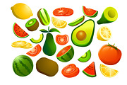 FRUIT & VEGETABLE BUNDEL LOGO BADGE, a Branding & Logo Template by grindstudio (Thumbnail 11 of 11)