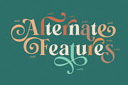 The Kelvine Stylish Serif, a Serif Font by Letterhend Studio (Thumbnail 9 of 11)