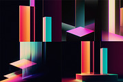 Chroma Glass Abstract Backgrounds, a Background Graphic by codetoform (Thumbnail 3 of 7)