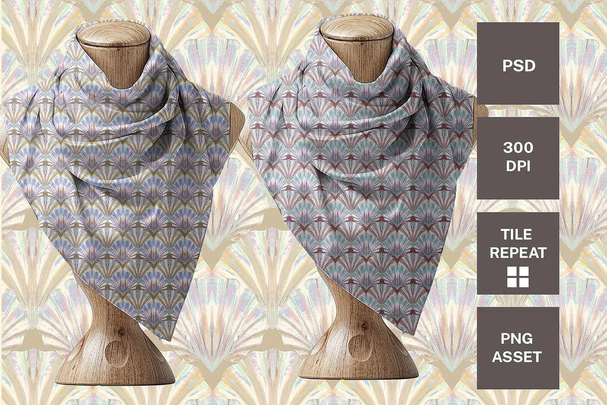 OCEAN SCALLOP, a Pattern Graphic by rumacorakstudio (Photo 5 of 5)
