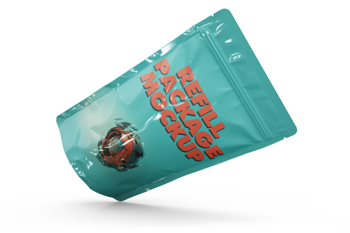 Refill Package Mockup, a Cups & Container Mockup by PixelMockup (Photo 10 of 17)