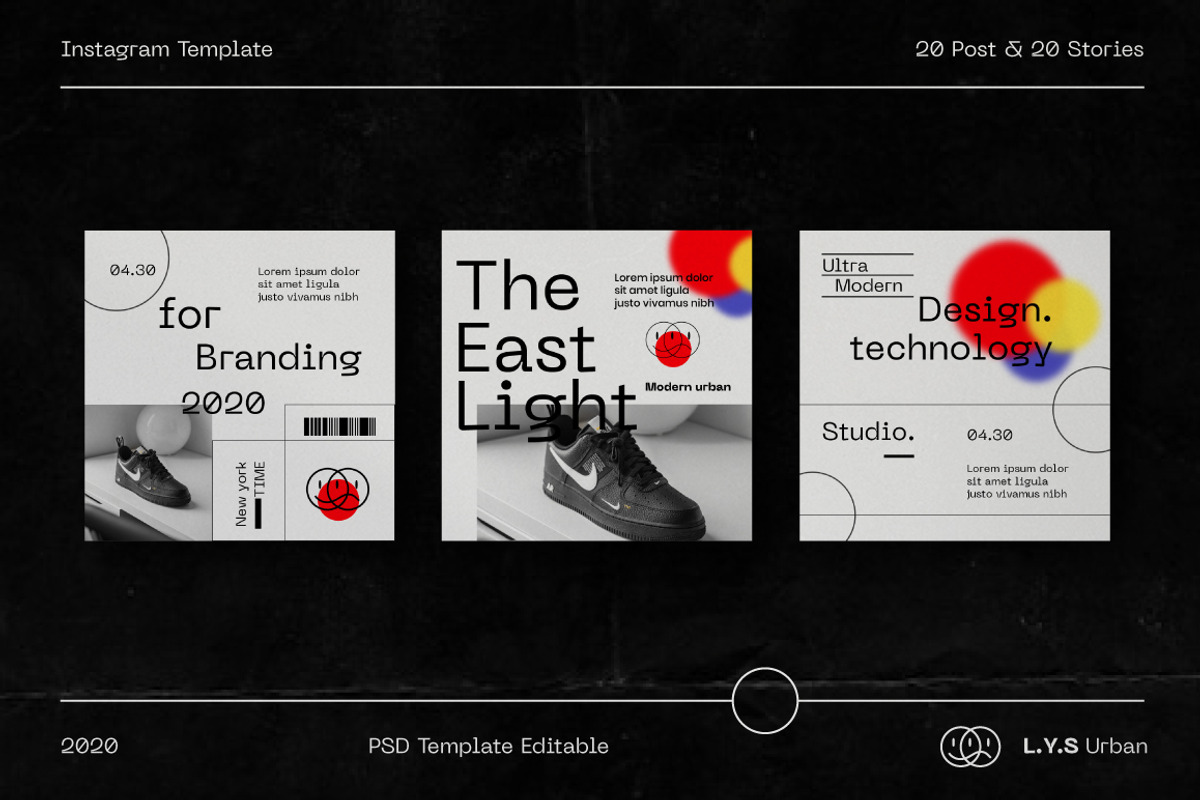 L.Y.S - Streetwear Instagram Bundles, a Social Media Template by Dirtytemp Studio (Photo 6 of 10)