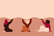 Women in Unity for Women, a Person Illustration by Mary Long (Thumbnail 4 of 5)