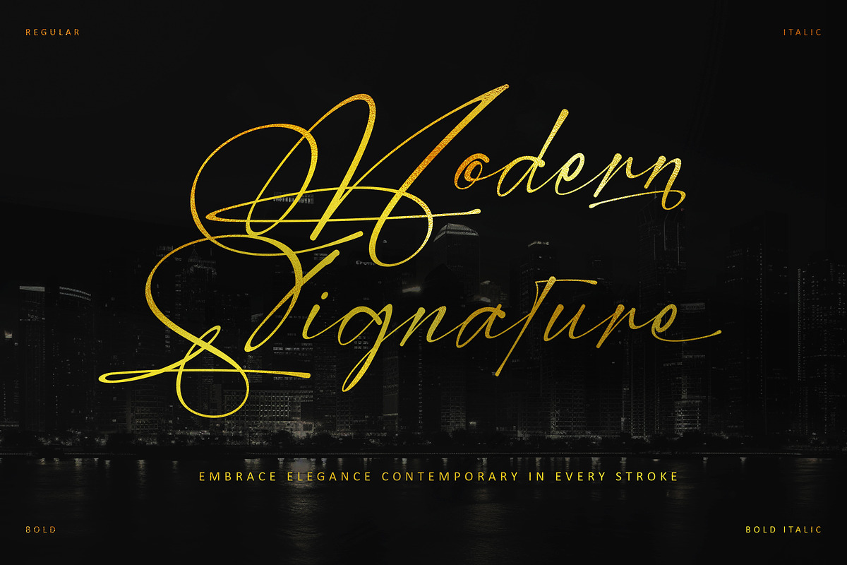 Modern Signature, a Handwritten Font by Letterara (Photo 1 of 12)