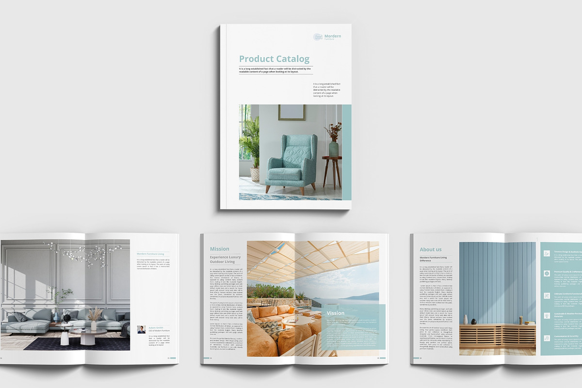Furniture Product Catalogue Canva, a Brochure Template by TheBrightGrap (Photo 3 of 10)