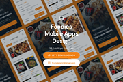 Foodies Mobile App UI Kit Template, an UI Kit Template by andrisetiawannn (Thumbnail 3 of 3)