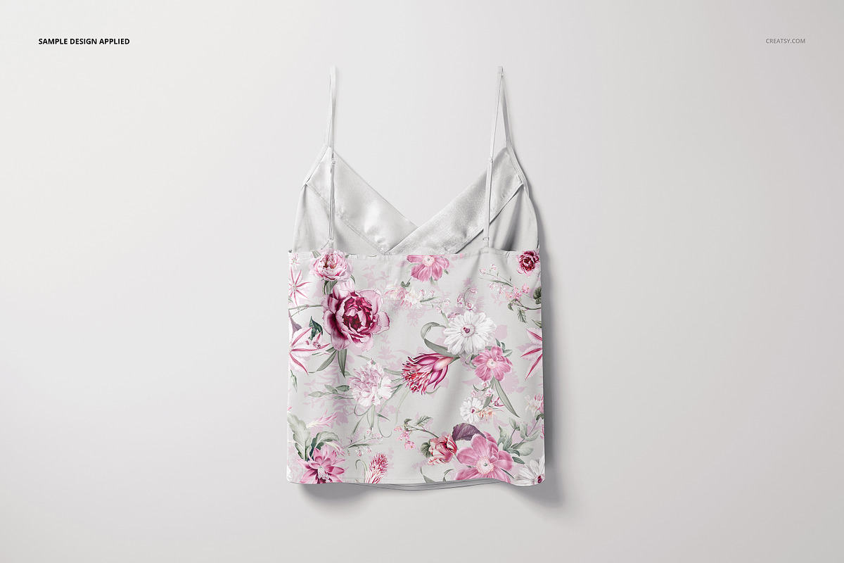Short Silk Pajama Mockup Set, a Mask Mockup by creatsy5 (Photo 7 of 12)