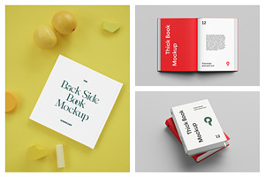 Various Book Mockups Vol.02