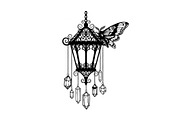 Mystical Moth Lantern Design Bundle, an Illustration by Designs_River (Thumbnail 25 of 31)