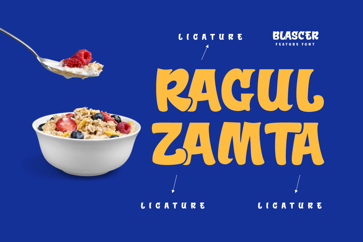 Blascer - Display Font, a Sans Serif Font by twinstd (Photo 2 of 9)
