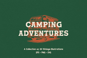 Camping Adventures - Illustrations
