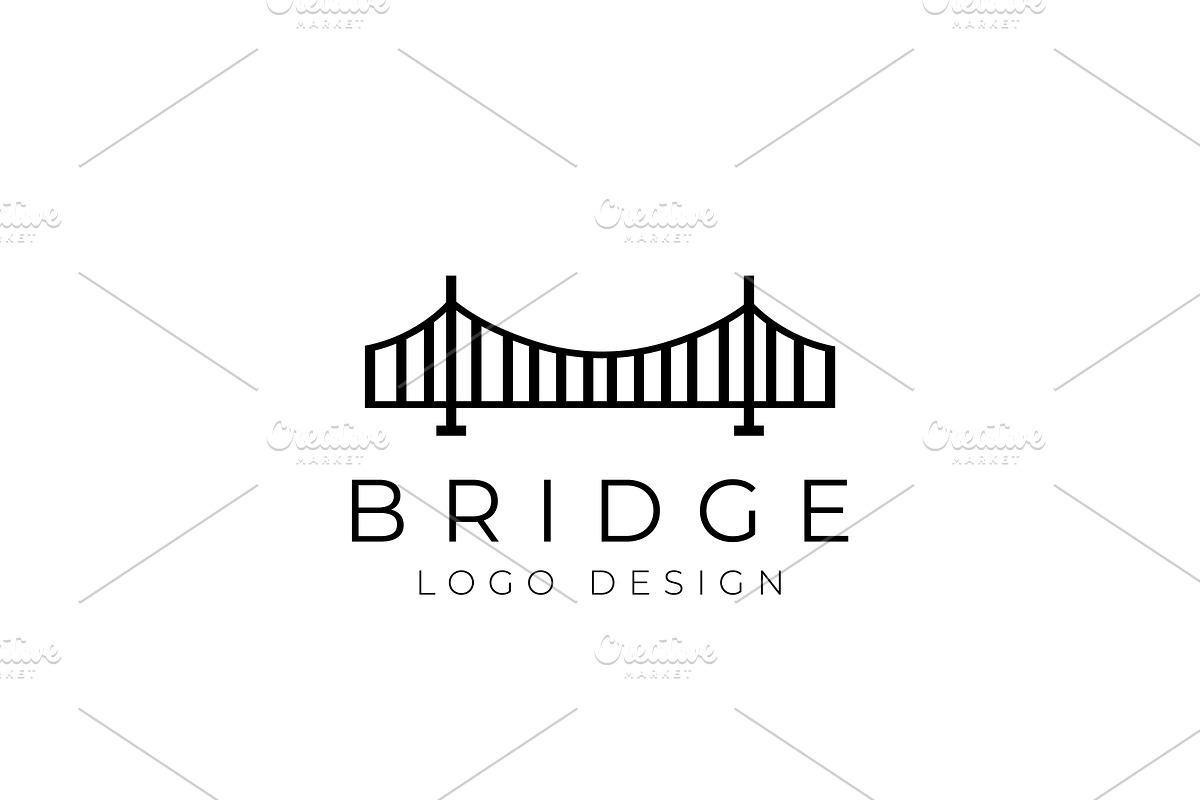 Simple Bridge Logo Design, a Branding & Logo Template by AlvinStd