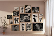 Black Dress Wall Art Collection, an Illustration by PrintablesByFranklyn (Thumbnail 2 of 10)