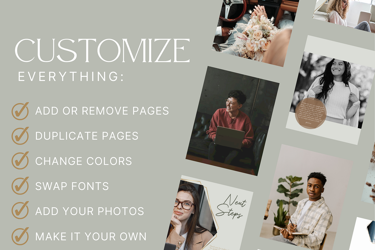 GOLD Personal Brand Photography Guid, a Magazine Template by Signature Edits (Photo 3 of 10)