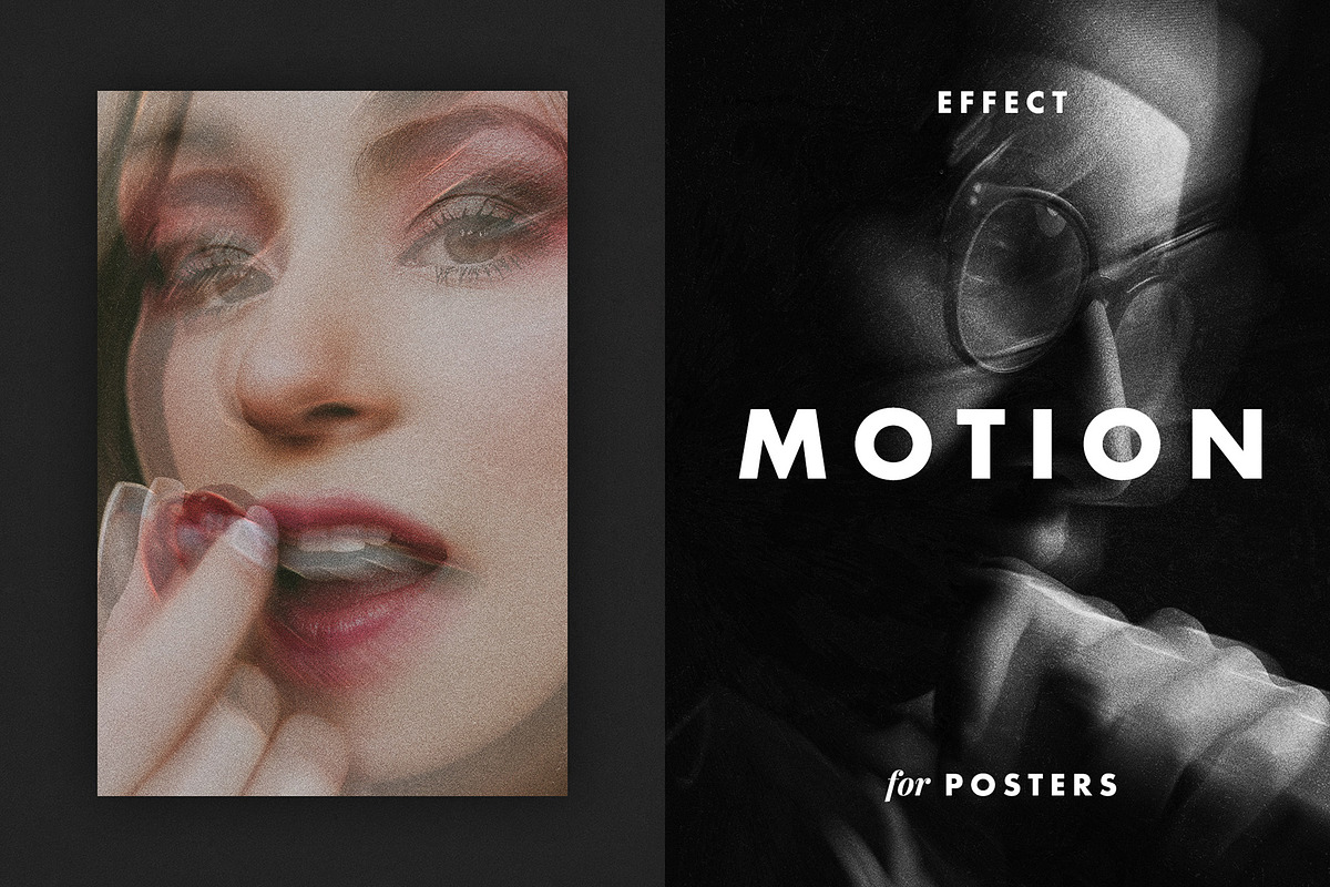 Motion Blur Effect for Posters, a Layer Style Add-On by Design Squad (Photo 1 of 3)