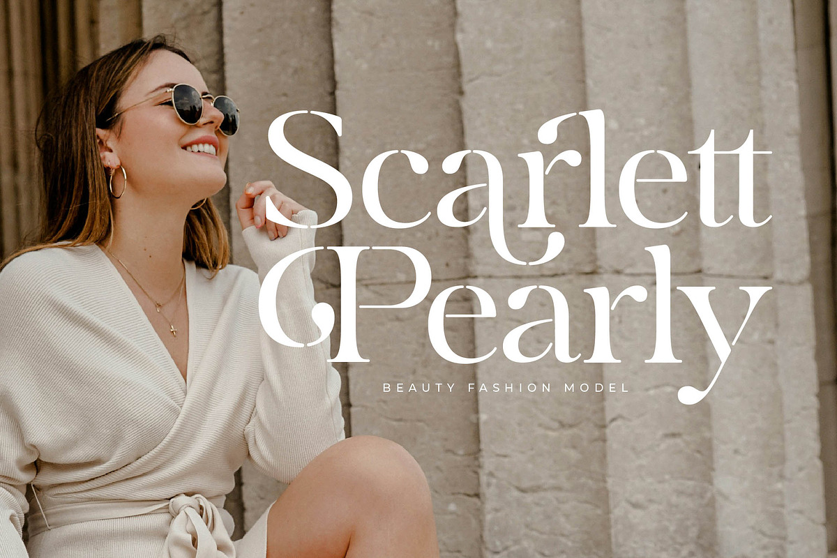 Mergila Modern Stancil Serif, a Serif Font by Letterena Studios (Photo 10 of 15)