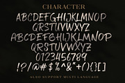 CRIMSON BLACK - SVG Brush Typeface, a Font by Letterhend Studio (Thumbnail 9 of 9)