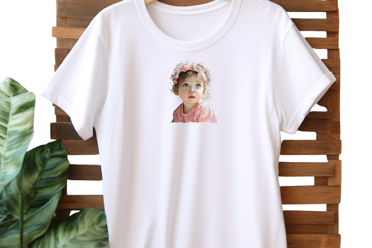 98 Watercolor Baby Girl Clipart, a Person Illustration by LA Design (Photo 7 of 10)