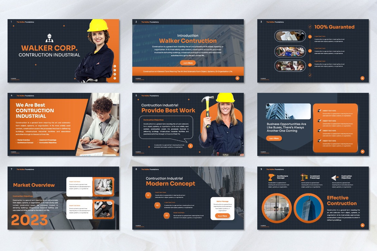 Walker - Contruction Keynote, a Presentation Template by Dhabee (Photo 5 of 8)