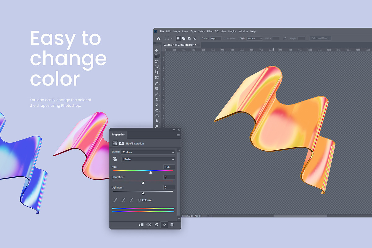 3D Glass Waves - 93 illustrations, an Object Graphic by assetpro.design (Photo 9 of 15)