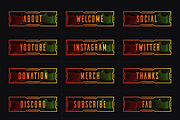 Cyberpunk | 18 Twitch Panels, a Social Media Template by SageDsgn (Thumbnail 6 of 6)