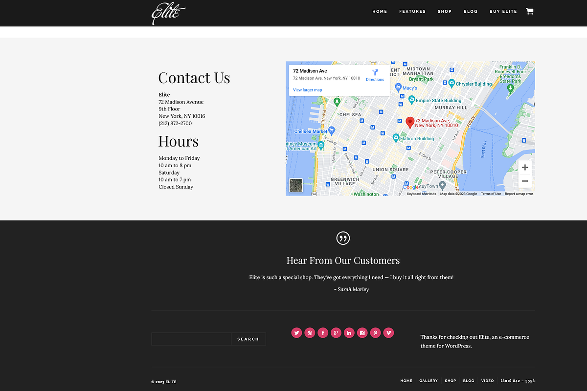 Elite Business/WooCommerce WP Theme, a WordPress Template by Organized Themes (Photo 6 of 12)